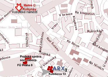 Vedení účetnictví Praha Vedení účetnictví Praha - mapa